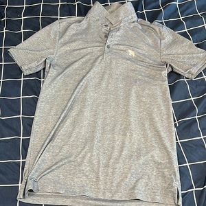 Travis Mathew Fitted Golf Polo, Men’s Small, Blue/Grey